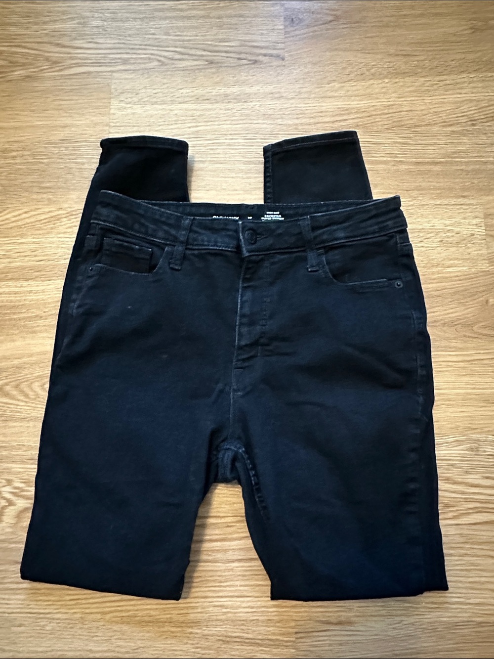 Old Navy Women's Black Rockstar Skinny Jeans